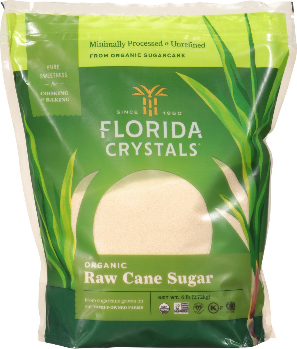 slide 6 of 9, Florida Crystals Raw Cane Sugar 6 lb, 6 lb