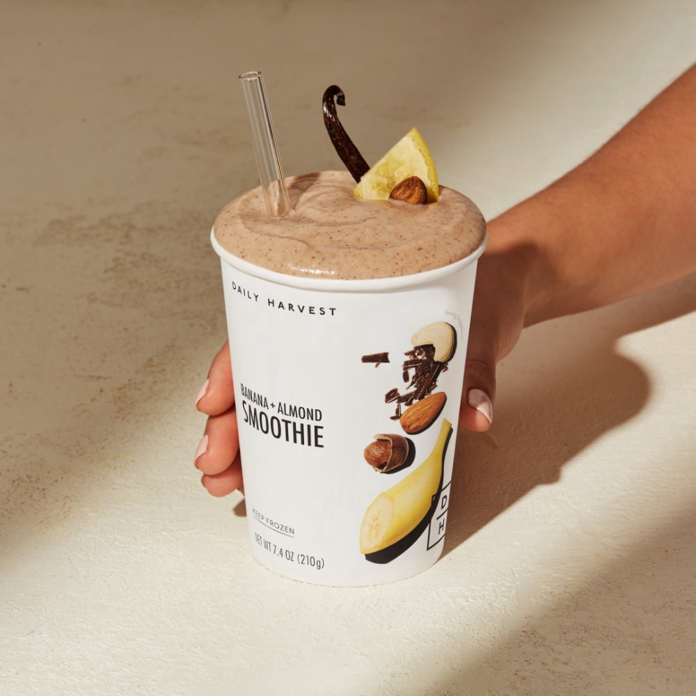 slide 3 of 6, Daily Harvest Frozen Banana and Almond Smoothie - 7.4oz, 7.4 oz