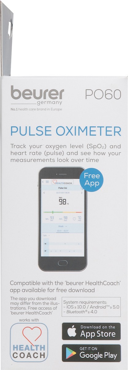 slide 5 of 12, beurer Pulse Oximeter 1 ea, 1 ct