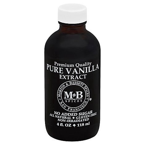 slide 1 of 1, Morton & Bassett Extract Pure Vanilla- 4 fl oz, 4 fl oz