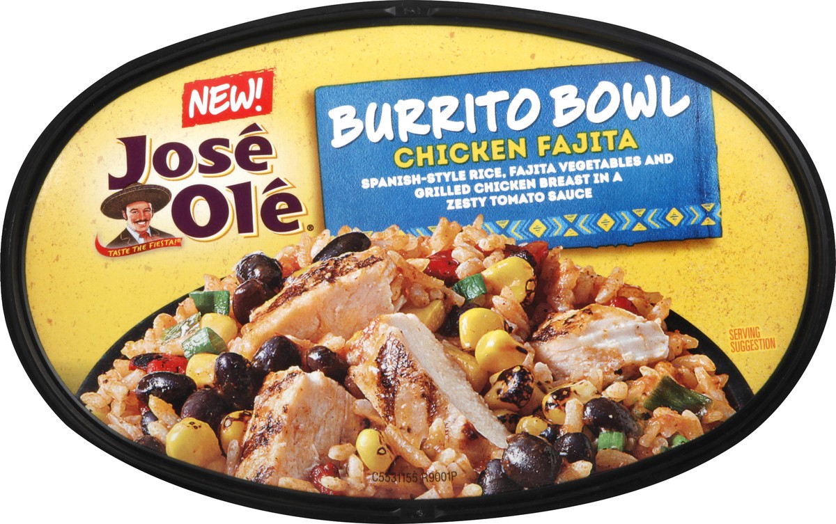 slide 2 of 13, José Olé Jose Ole Chicken Fajita Burrito Bowl, 10 oz