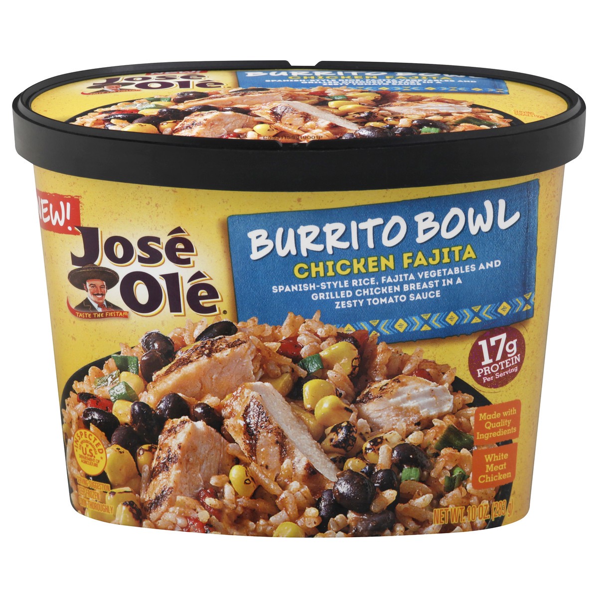 slide 5 of 13, José Olé Jose Ole Chicken Fajita Burrito Bowl, 10 oz