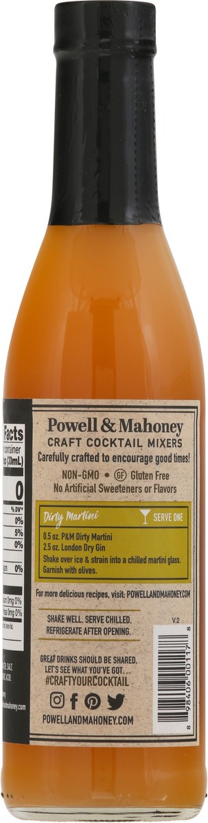 slide 5 of 9, Powell & Mahoney Dirty Martini Mixer, 375 ml