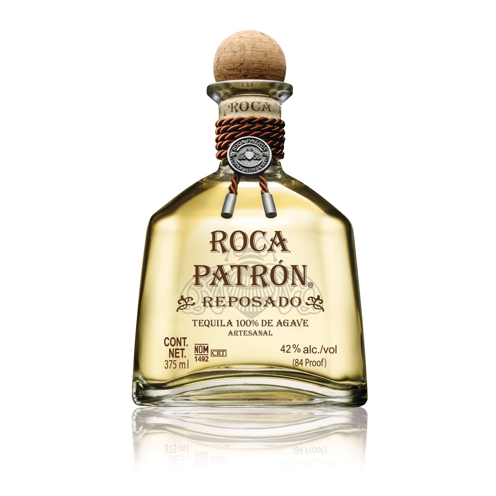 slide 1 of 1, Patrón Roca Patrn Reposado Tequila Bottle, 375 ml