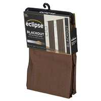 slide 7 of 29, Eclipse Kendall Blackout Window Curtain Panel - 84" - Chocolate, 1 ct