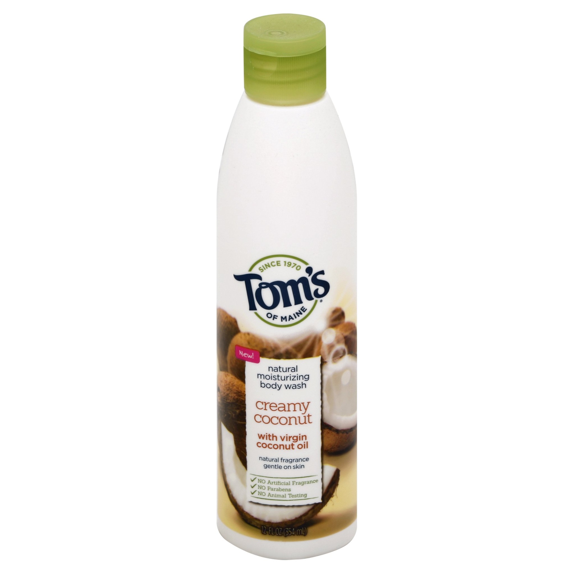 slide 1 of 6, Tom's of Maine Creamy Coconut Natural Body Wash, 12 oz