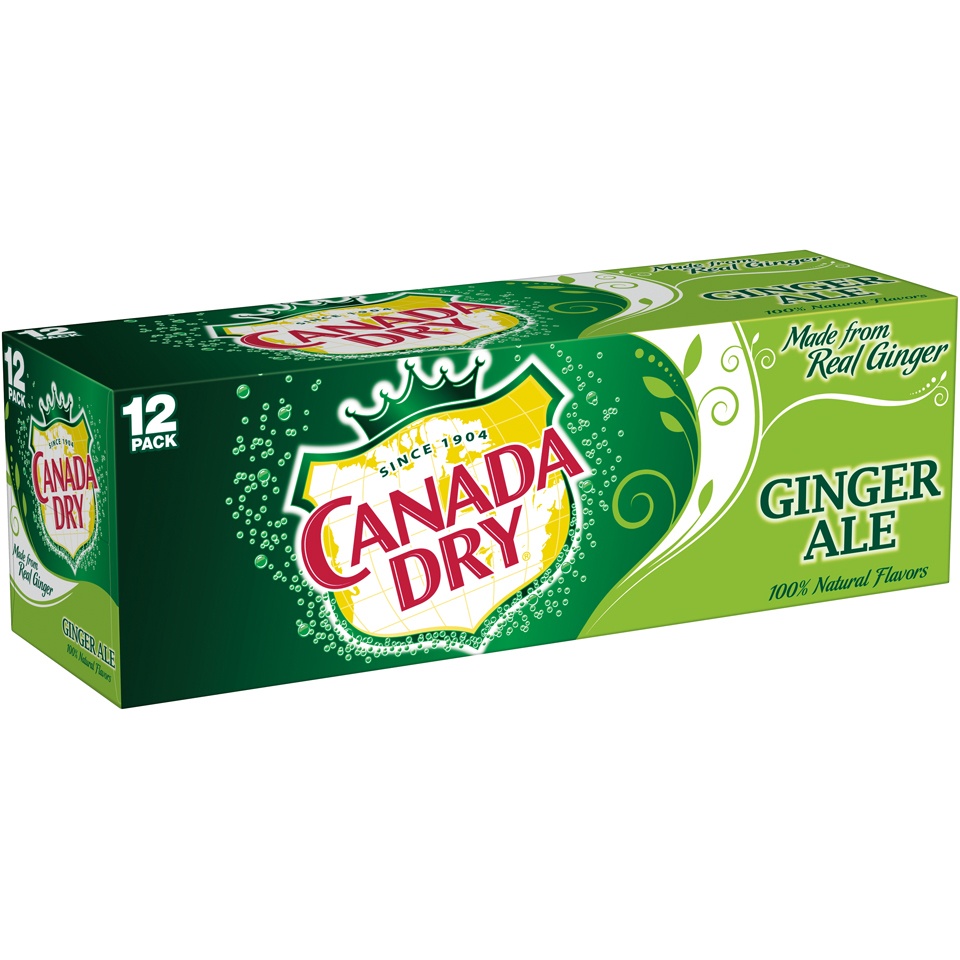 slide 2 of 3, Canada Dry Ginger Ale, 12 ct; 12 fl oz