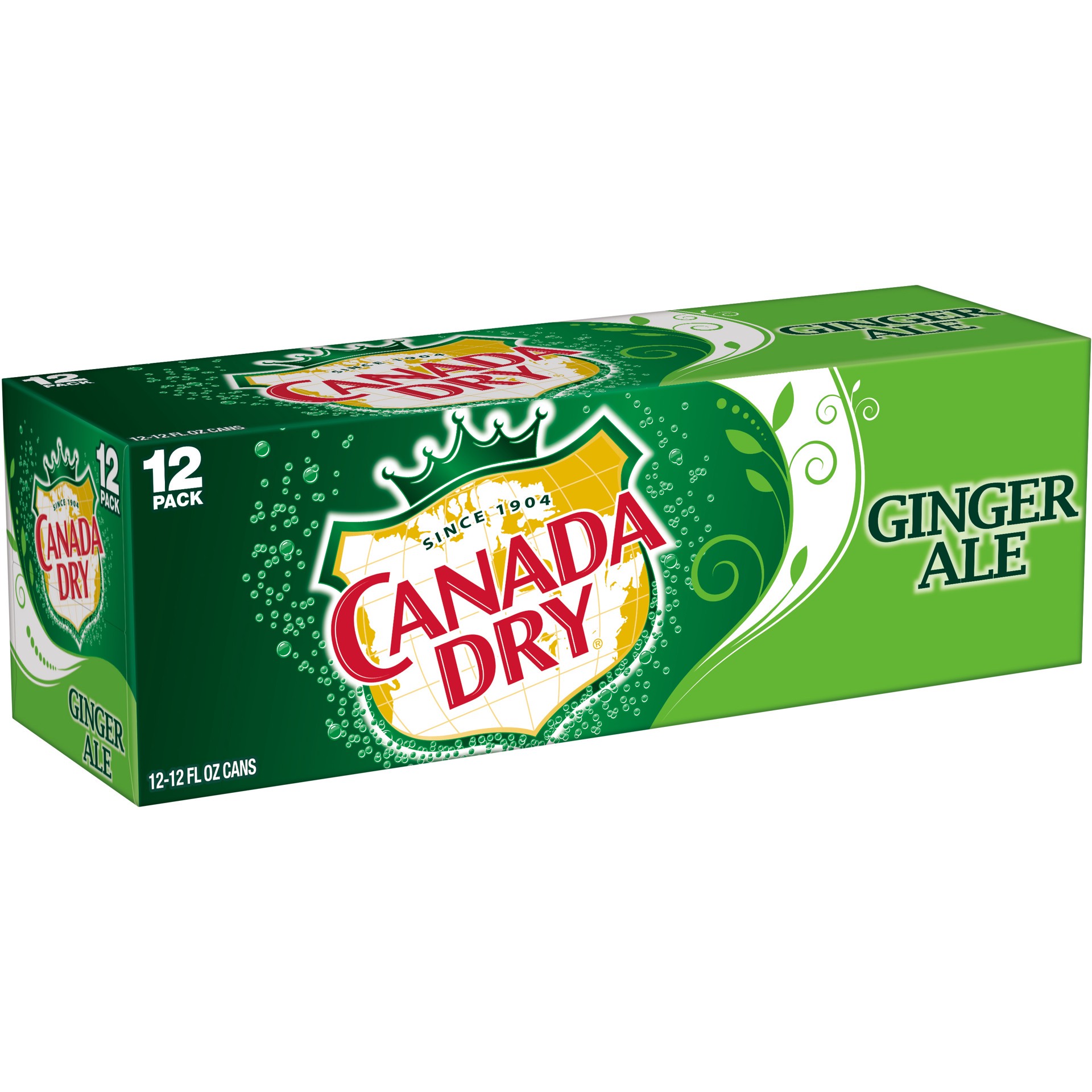 slide 3 of 5, Canada Dry Ginger Ale, 12 ct; 12 fl oz