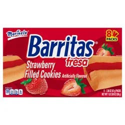 Marinela Barritas Fresa Filled Cookies, 8 packs, 18.88 oz