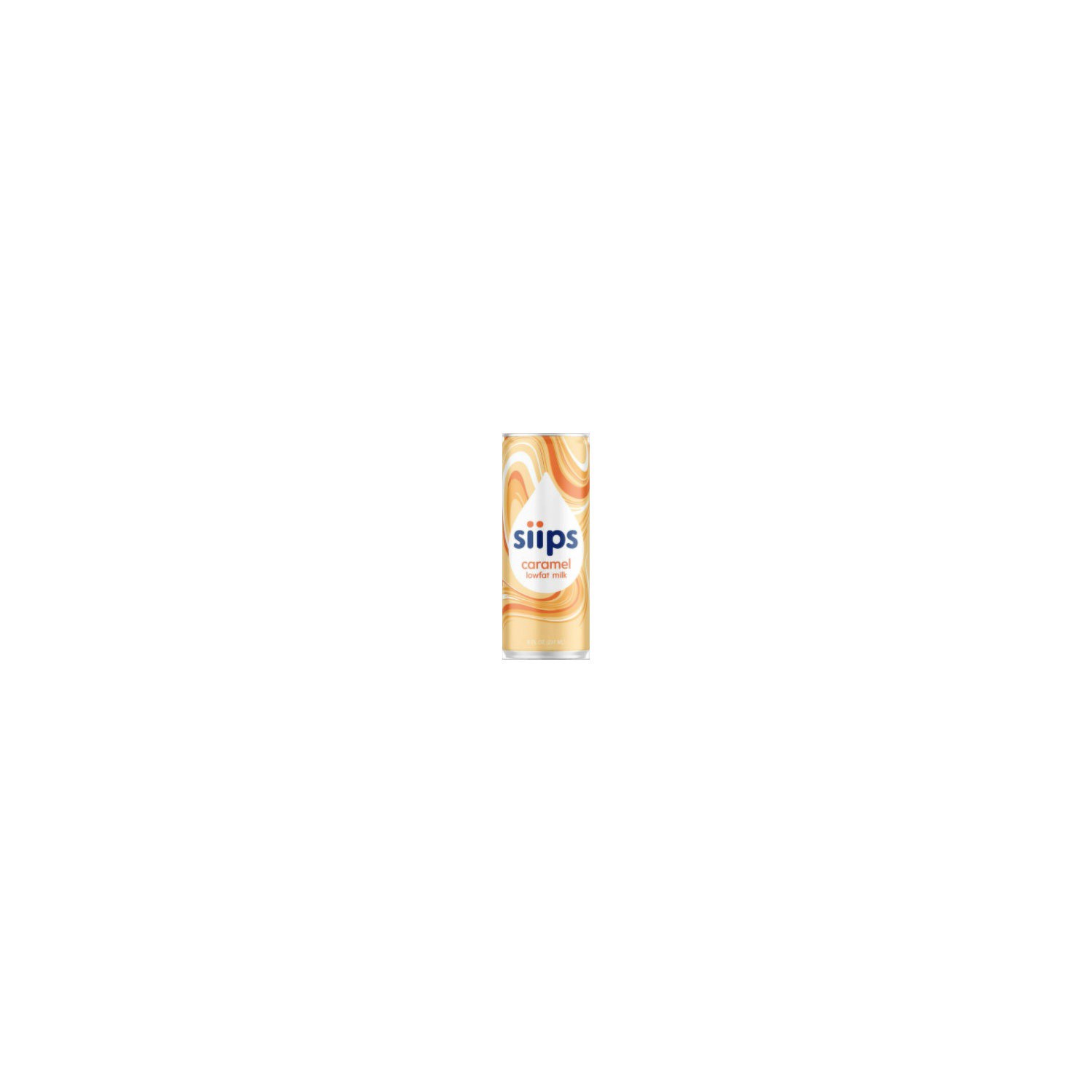 slide 1 of 1, Siips Caramel Lowfat Milk, 8 fl oz