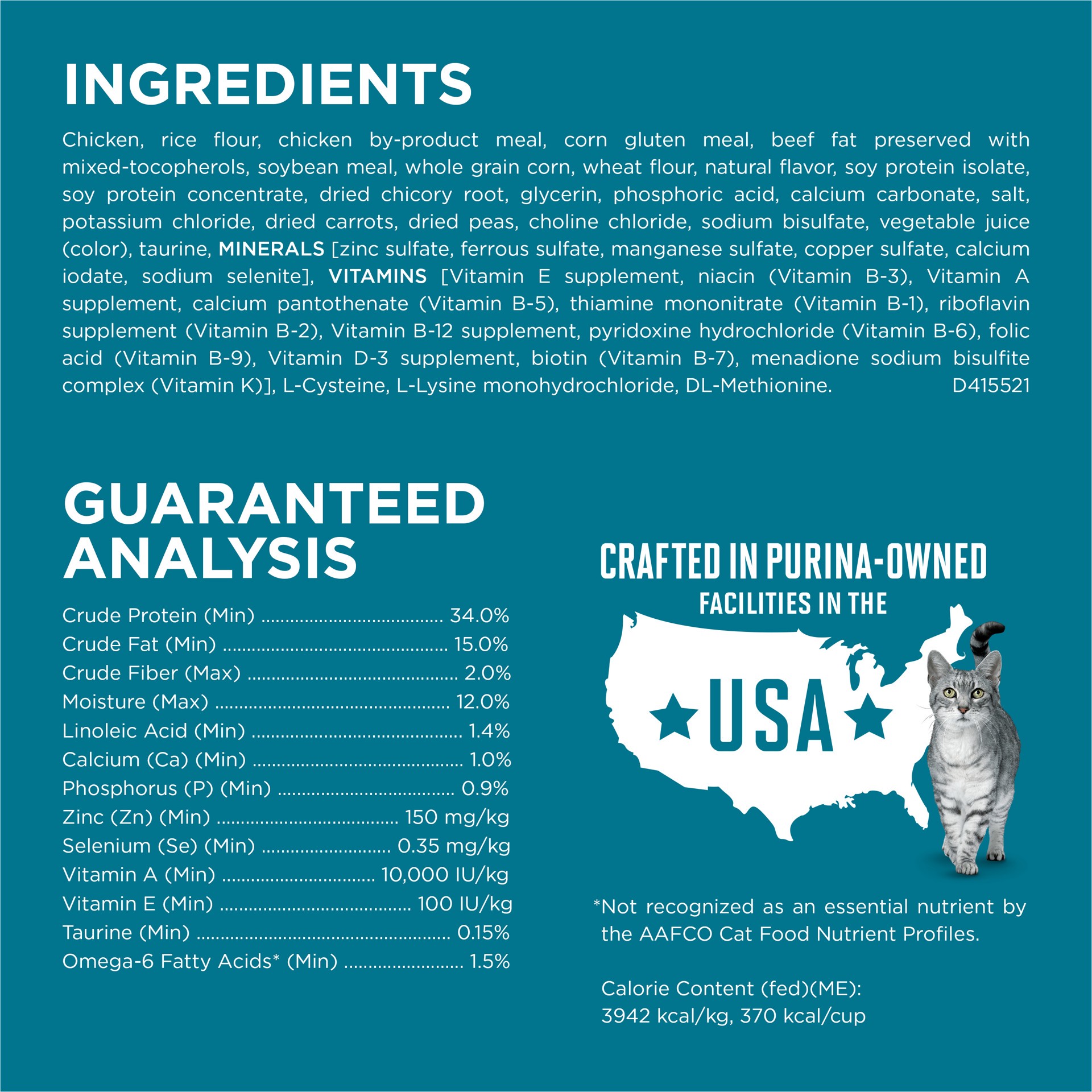 slide 4 of 8, Purina ONE Tender Selects Natural Dry Cat Food with Real Chicken - 7lbs, 7 lb