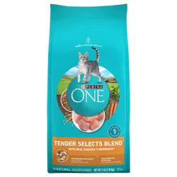 Purina ONE Natural Dry Cat Food, Tender Selects Blend With Real Chicken
