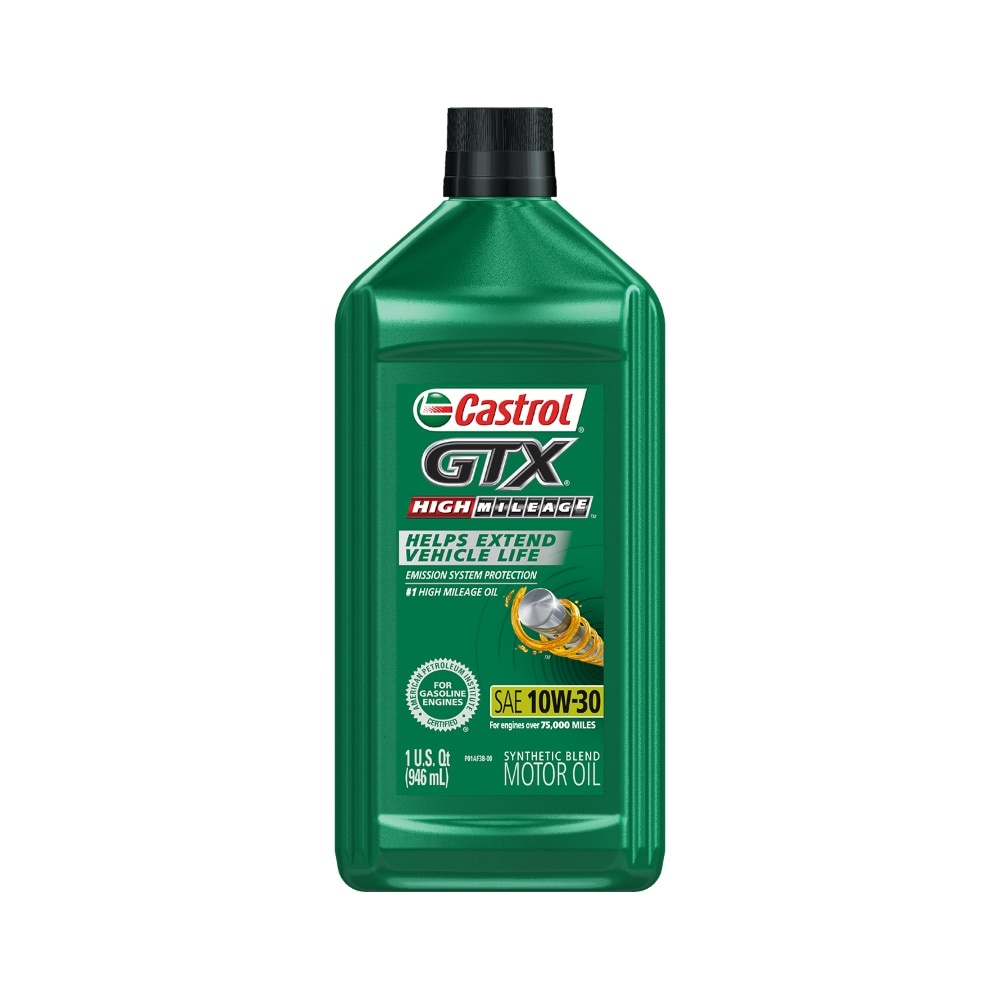 slide 1 of 1, Castrol High Mileage Motor Oil, 1 qt