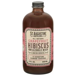 St Augustine Distillery Grapefruit Hibiscus Non-Alcoholic Mixer - 17 fl oz