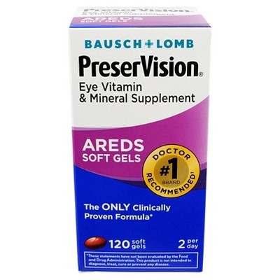 slide 1 of 8, PreserVision 120CT Preservision SoftGels, 120 ct