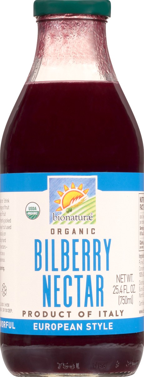 slide 6 of 9, bionaturae European Style Organic Bilberry Nectar 25.4 oz, 25.4 fl oz