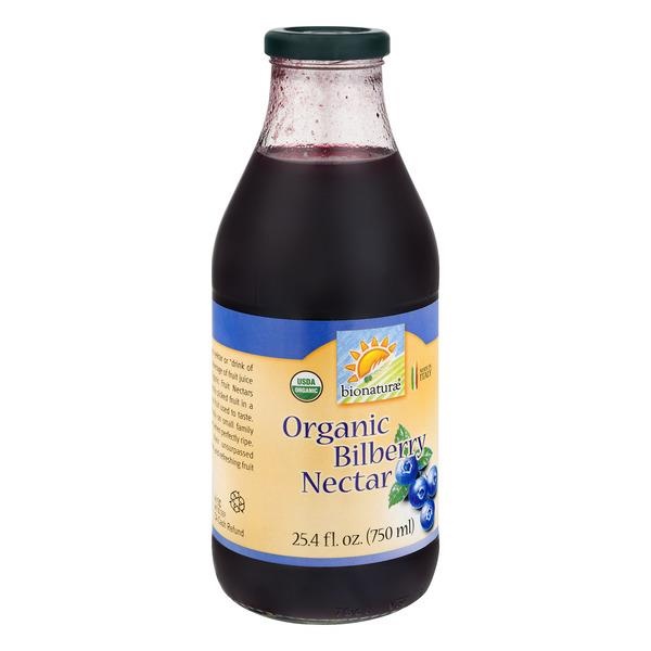 slide 1 of 1, bionaturae Organic Bilberry Nectar, 25.4 fl oz