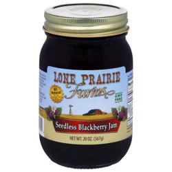 Lone Prairie Farms Seedless Blackberry Jam 20 oz