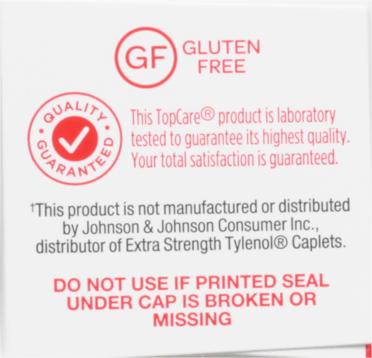 slide 5 of 14, TopCare Health 500 mg Extra Strength Pain Relief 120 Caplets, 120 ct