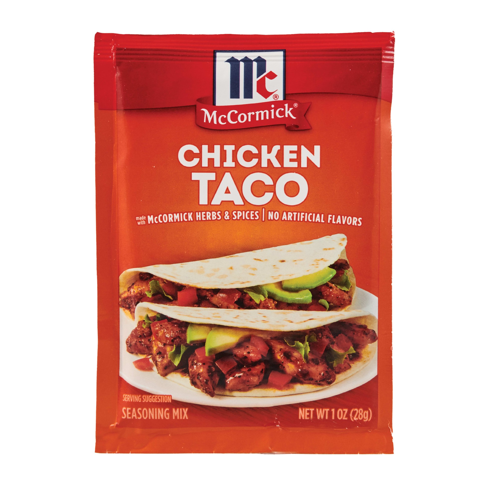 slide 1 of 9, McCormick Taco Seasoning Mix - Chicken, 1 oz