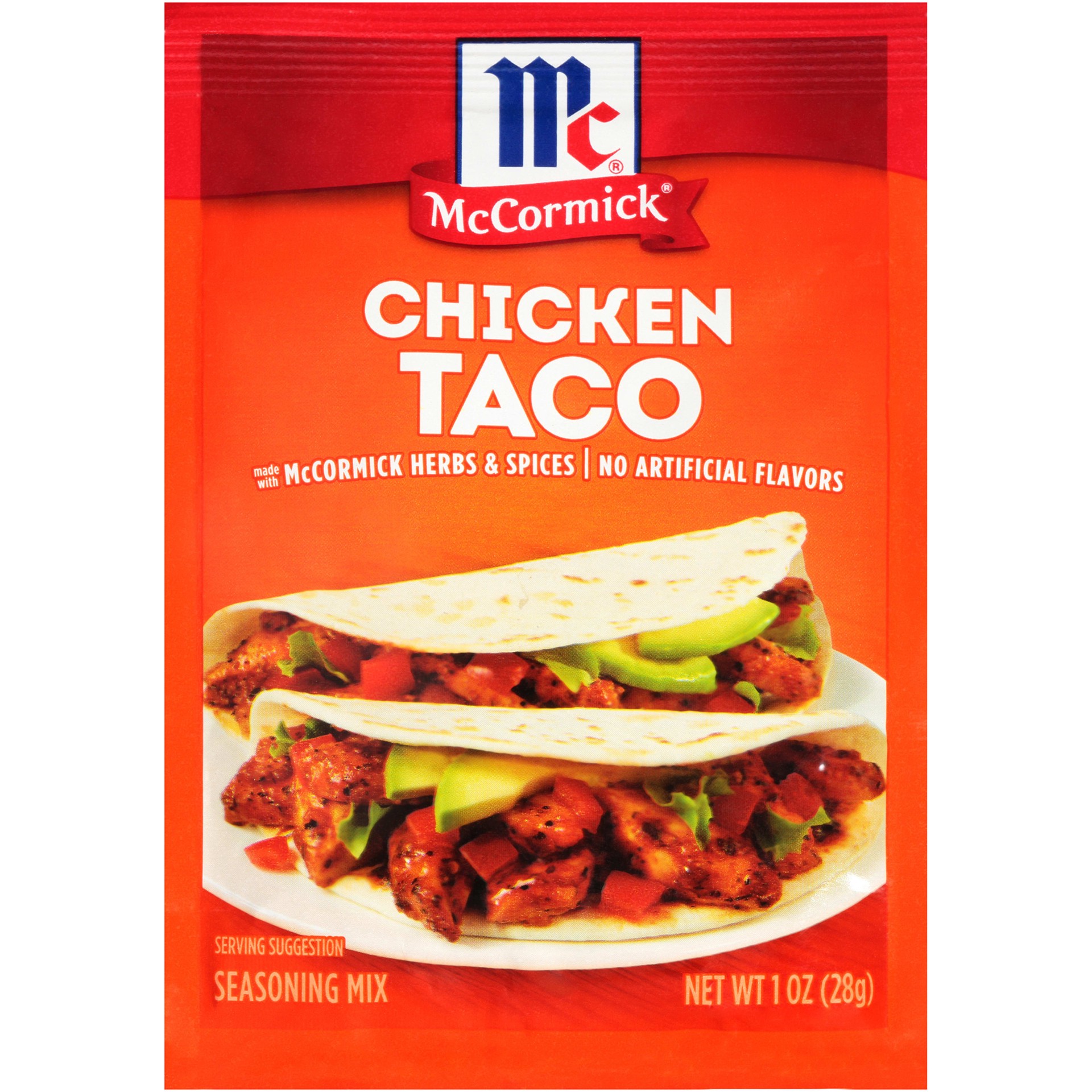 slide 1 of 1, McCormick Chicken Taco Seasoning Mix, 1 oz