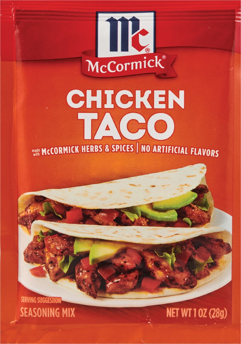 slide 6 of 9, McCormick Taco Seasoning Mix - Chicken, 1 oz