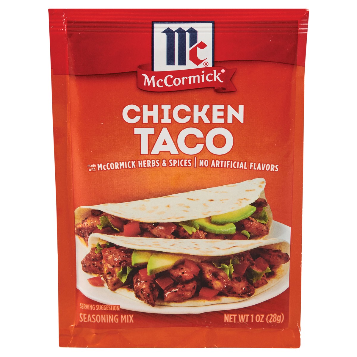 slide 1 of 9, McCormick Taco Seasoning Mix - Chicken, 1 oz