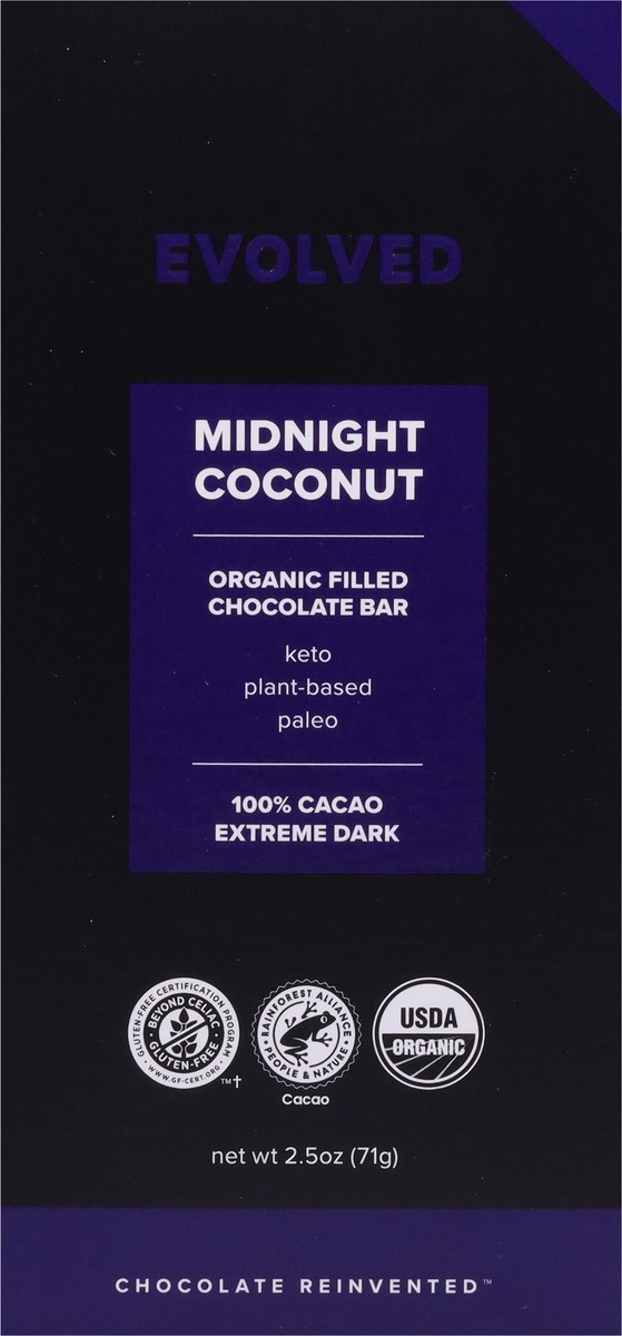 slide 6 of 9, Evolved Midnight Coconut Choc Bar, 2.5 oz