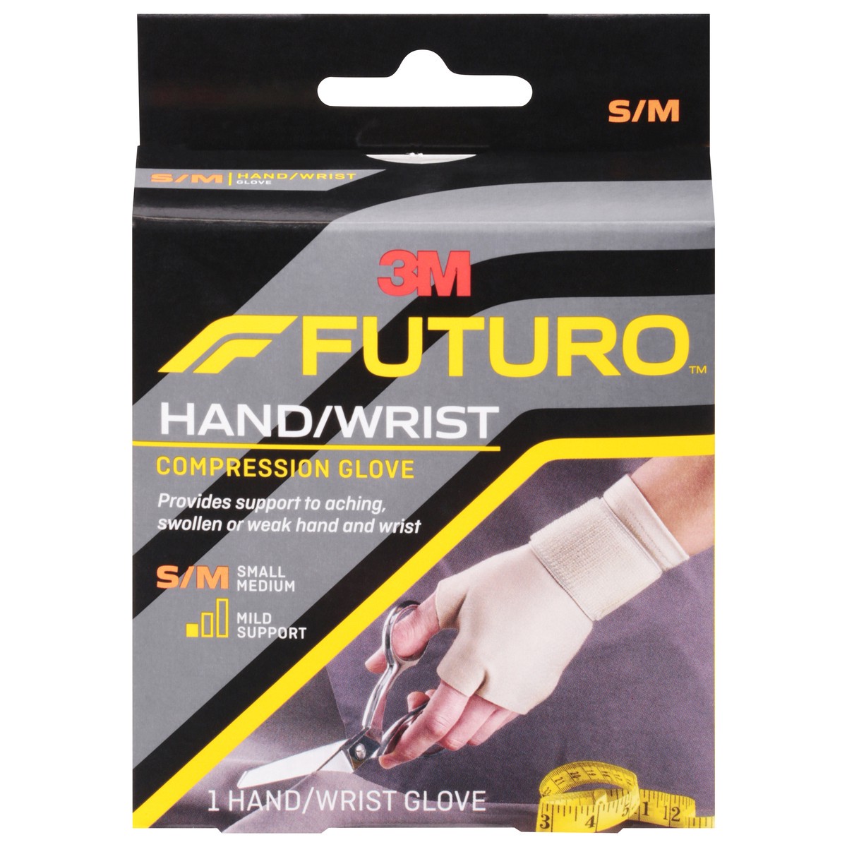 slide 1 of 9, Futuro Compression Glove Small Medium - Each, 1 ct