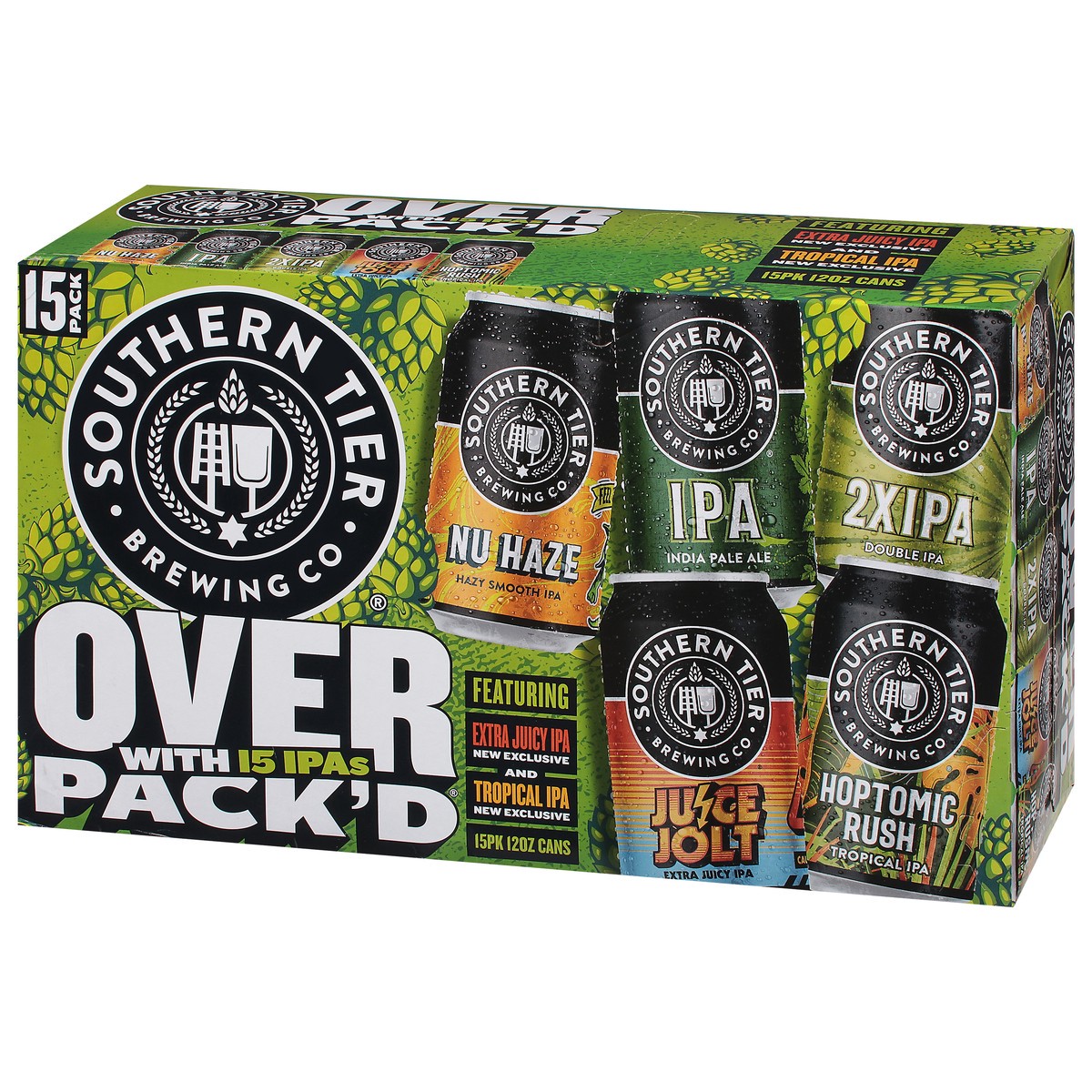 slide 7 of 9, Southern Tier Brewing Co Southern Tier Overpack'd Variety 12oz 15pk can, 15 ct; 12 oz