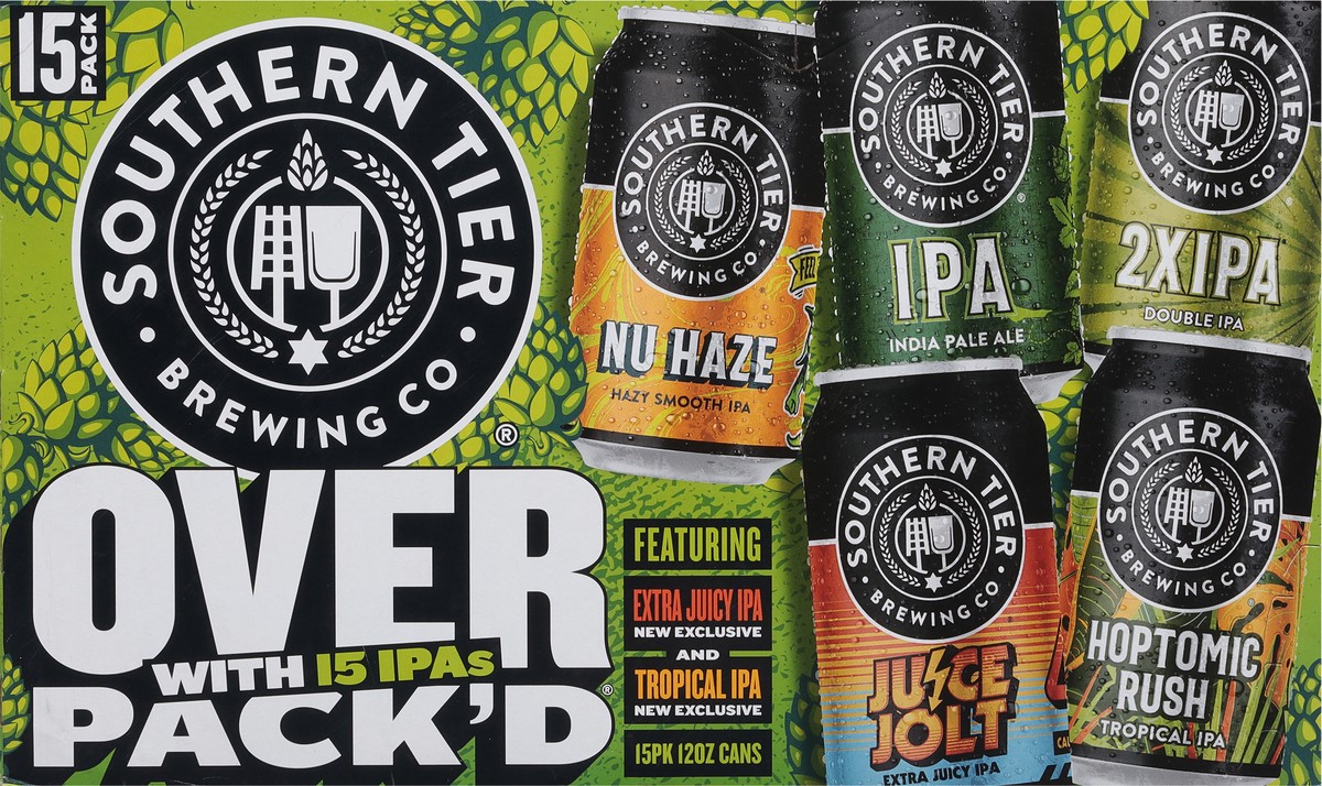 slide 3 of 9, Southern Tier Brewing Co Southern Tier Overpack'd Variety 12oz 15pk can, 15 ct; 12 oz