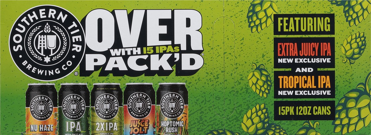slide 5 of 9, Southern Tier Brewing Co Southern Tier Overpack'd Variety 12oz 15pk can, 15 ct; 12 oz