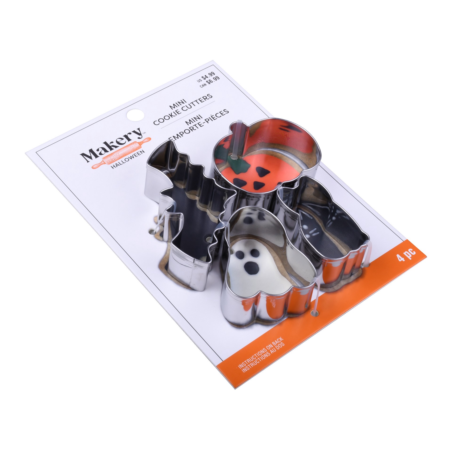 slide 3 of 3, Mini Halloween Cookie Cutter Set By Makery, 2 in