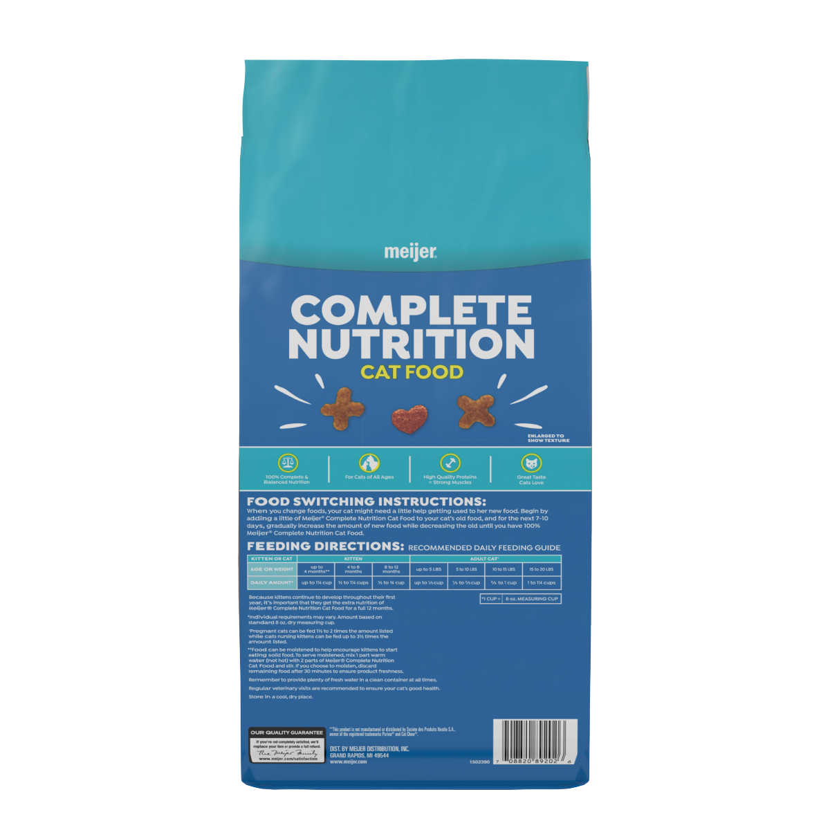 slide 12 of 13, Meijer Main Choice Complete Nutrition Dry Cat Food, 3.15 lb, 3.15 lb