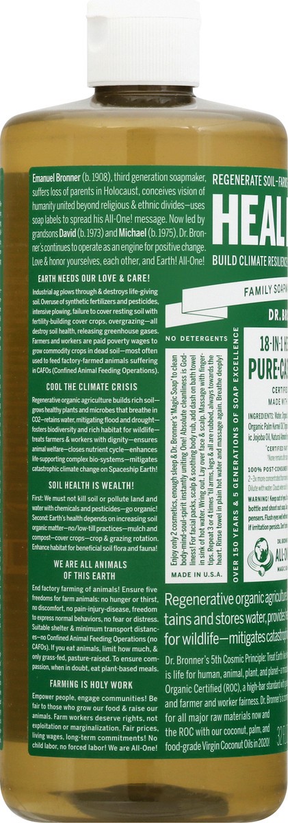 slide 10 of 12, Dr. Bronner's Pure-Castile Soap, 32 oz