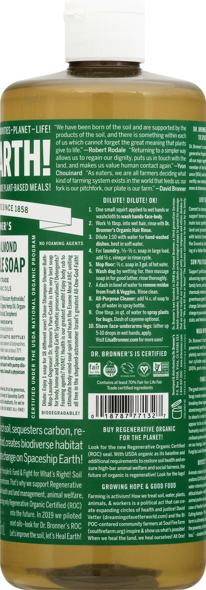 slide 3 of 12, Dr. Bronner's Pure-Castile Soap, 32 oz