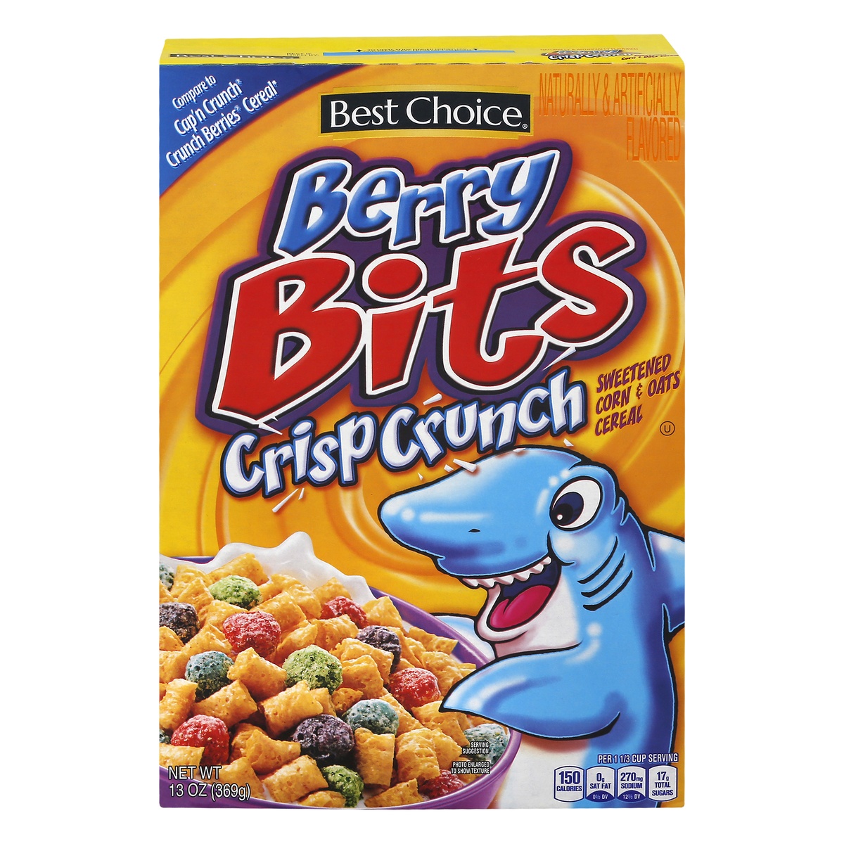 slide 1 of 1, Best Choice Berry Bits Crisp Crunch Cereal, 15 oz