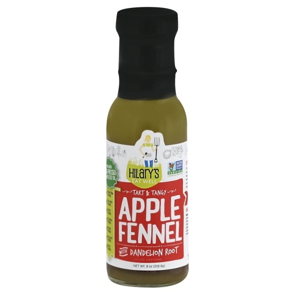 slide 1 of 1, Hilary's Eat Well Apple Fennel Tart And Tangy Dressing, 8 oz