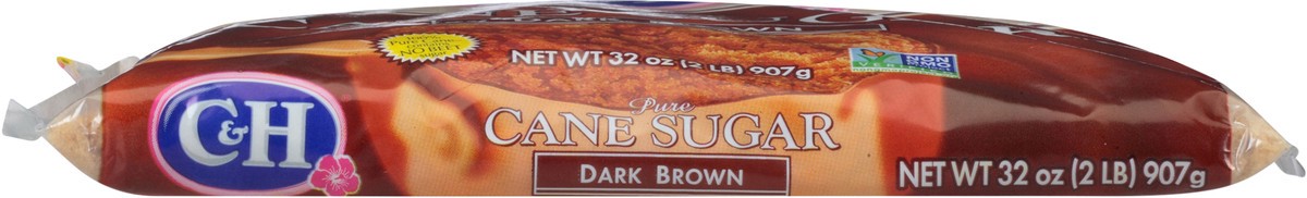 slide 2 of 12, C&H Pure Cane Dark Brown Sugar 32 oz. Zip Pak, 32 oz