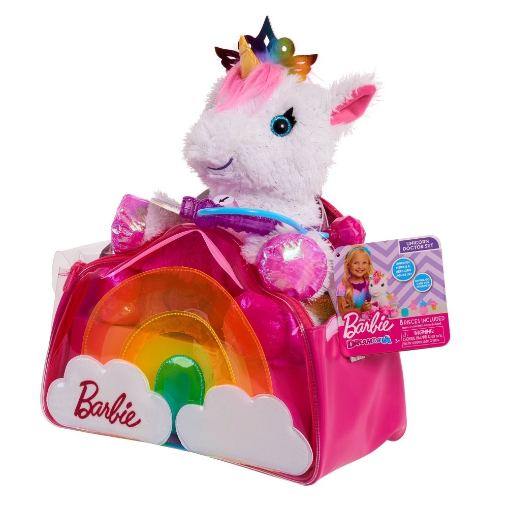 barbie unicorn pet doctor stuffed animal