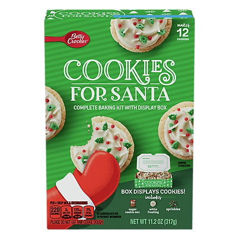 slide 1 of 1, Betty Crocker Cookies For Santa Kit, 11.2 oz