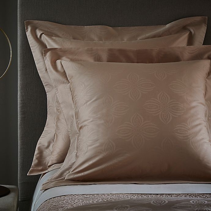 slide 1 of 1, Frette At Home Boho European Pillow Sham - Powder Pink, 1 ct