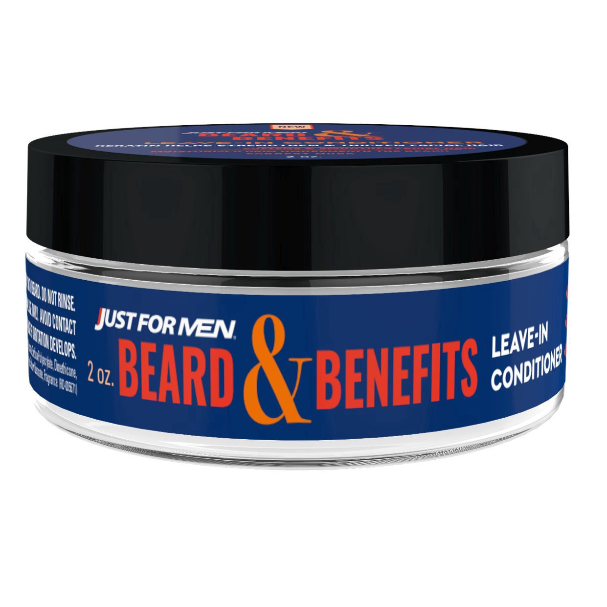 slide 1 of 1, Just For Men Beard & Benefits Leave-in-Conditioner, 2 oz