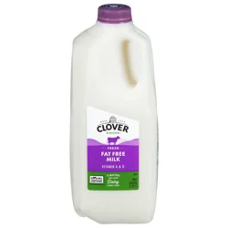 Clover Sonoma Fat Free Milk - 0.5 gal