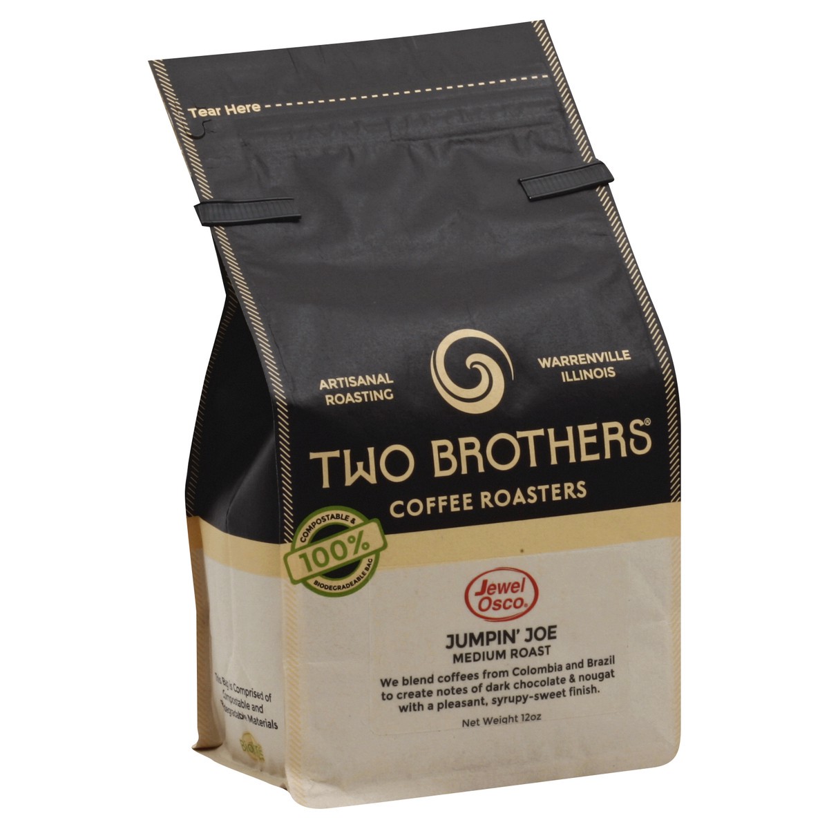 slide 4 of 5, Two Brothers Artisan Brewing Coffee- 12 oz, 12 oz