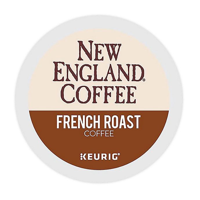 slide 1 of 5, New England Coffee French Roast Coffee Keurig K-Cup Pods, 24 ct