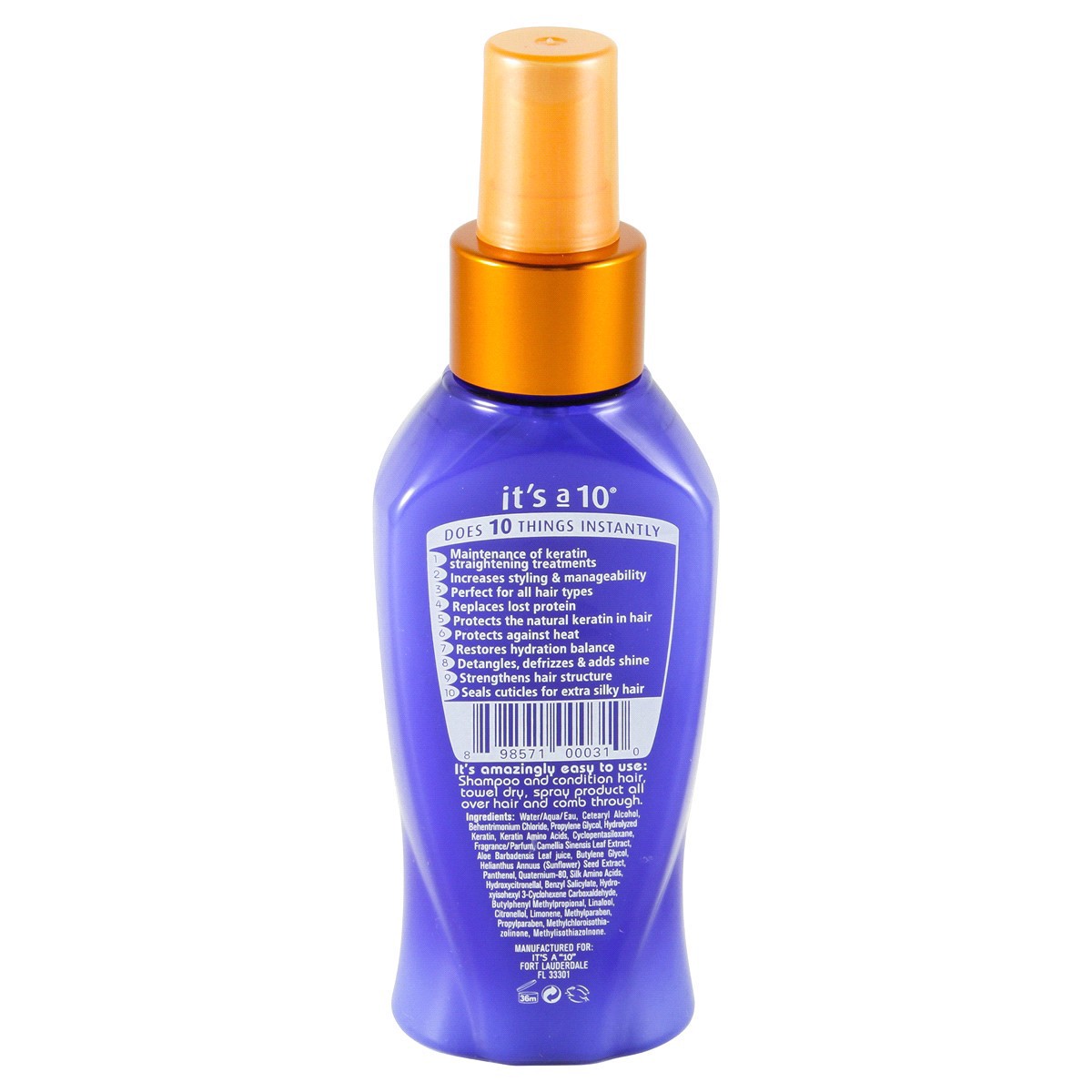 slide 2 of 2, It's a 10 Li Plus Keratin, 4 oz