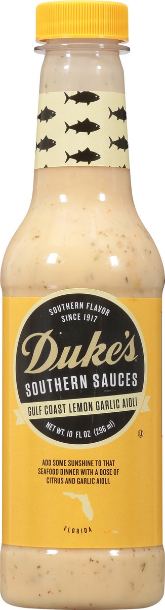 slide 3 of 13, Duke's Southern Gulf Coast Lemon Garlic Aioli Sauce 10 fl oz, 10 fl oz