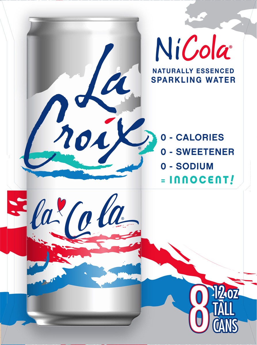 slide 5 of 11, La Croix Cola Sparkling Water, 96 fl oz
