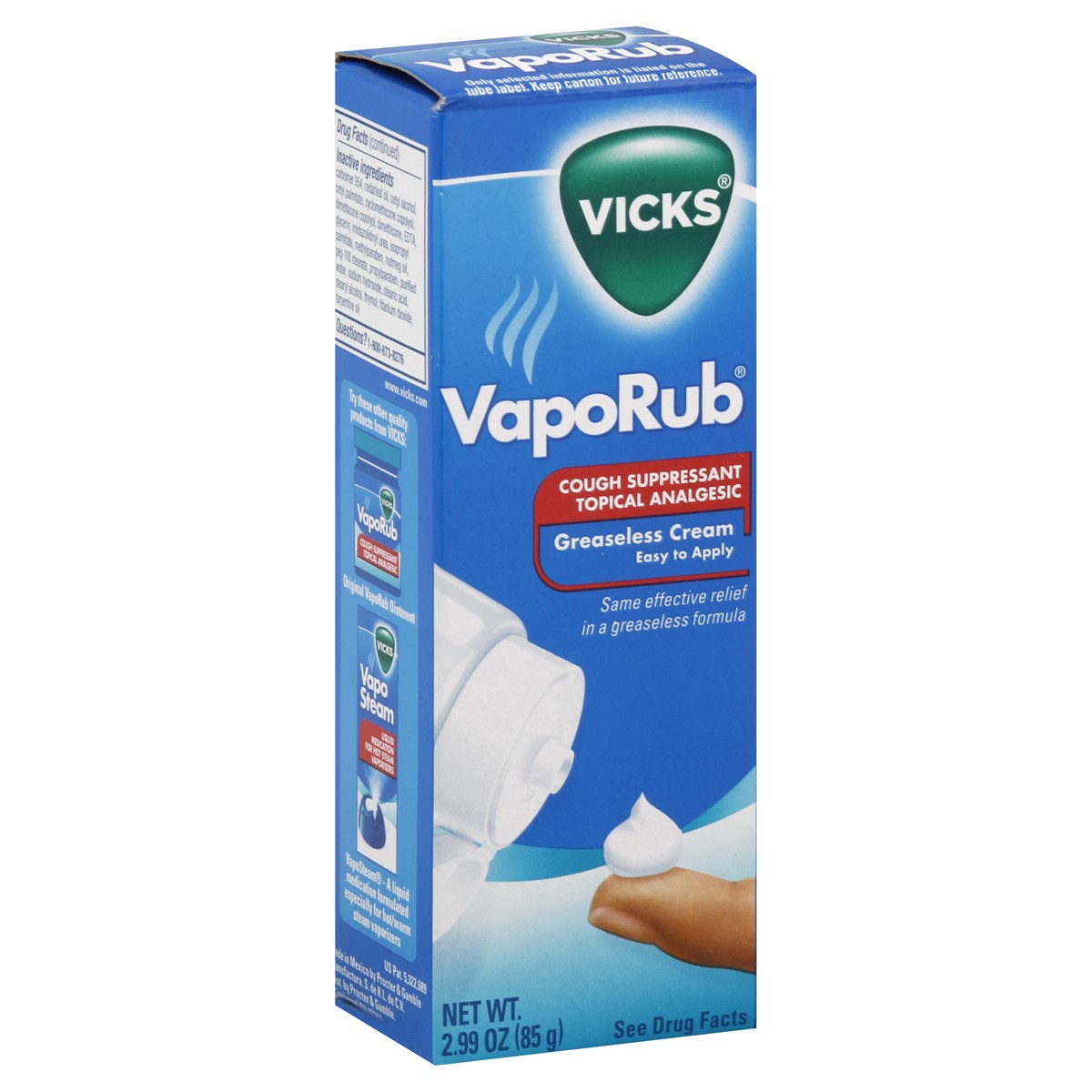 slide 4 of 7, Vicks Cough Suppressant/Topical Analgesic 2.99 oz, 2.99 oz